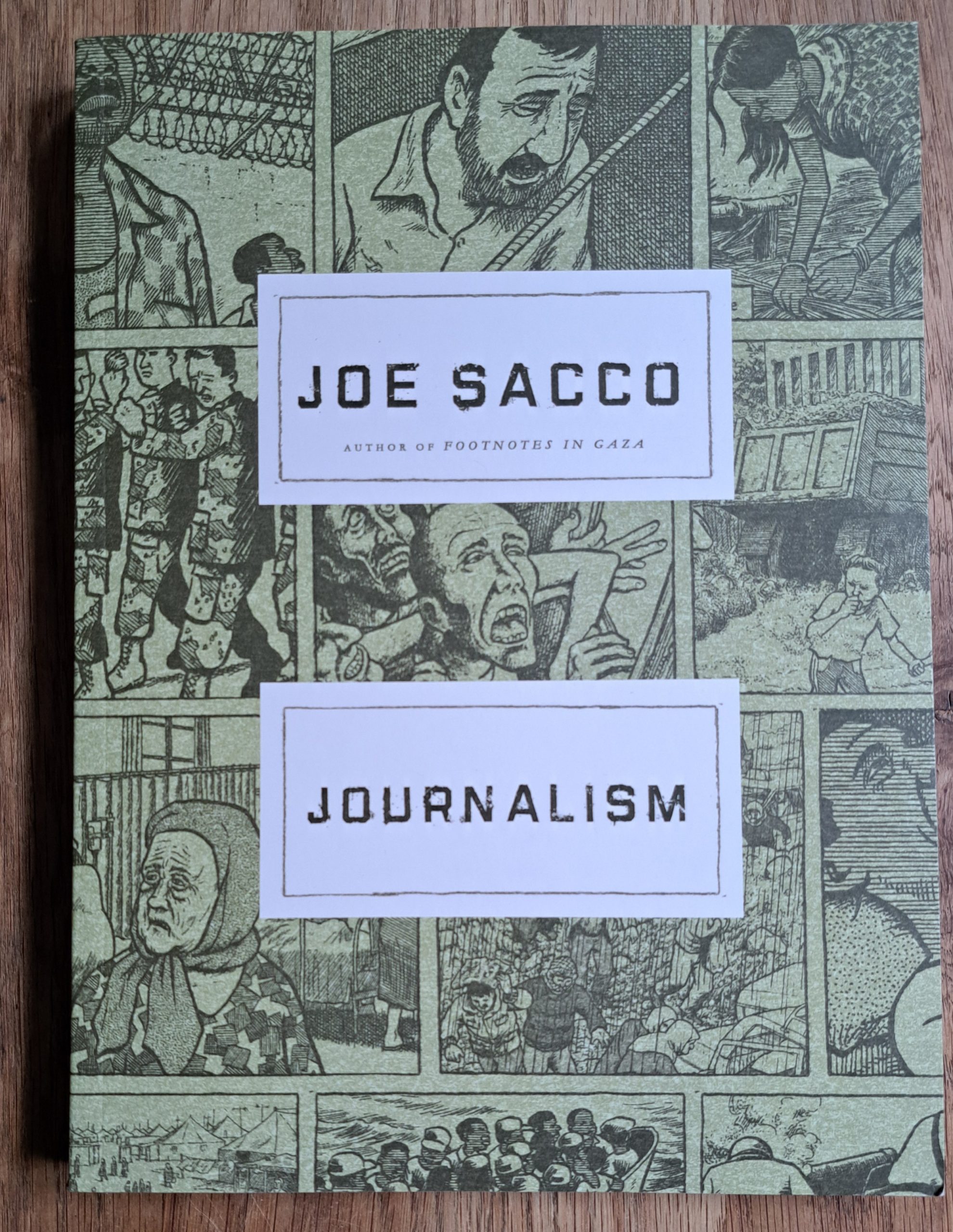 Boekomslag Joe Sacco - Journalism