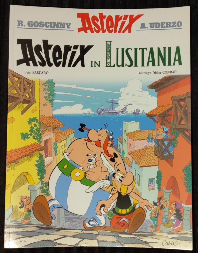 Stripboek Fabcaro & Conrad - Asterix in Lusitania

#DeZinVanHetBoek:
'Rare jongens, de onzen.' ★★☆☆☆